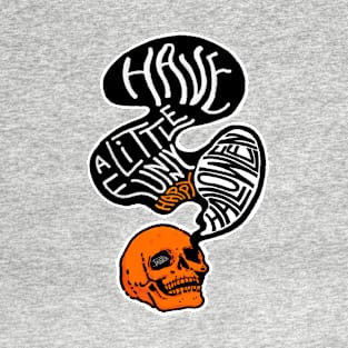 skull funny halloween T-Shirt